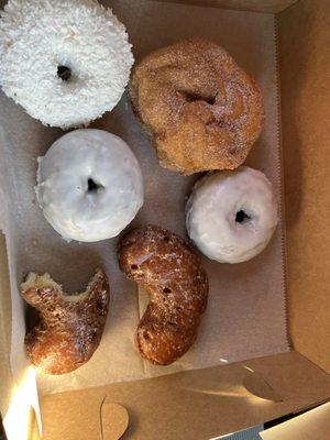 Half Dozen assorted donuts, yes they are delicious!!!