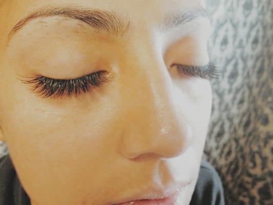 Silk bridal lashes for Virginia by Brandileigha!