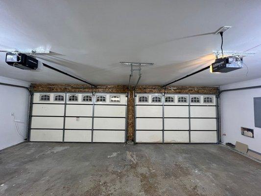 Completed garage system installed