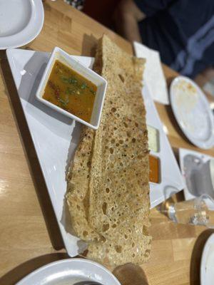 Rava Onion Chilli Dosa