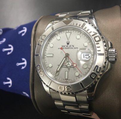 Rolex Yacht Master, 40mm, Platinum/SS