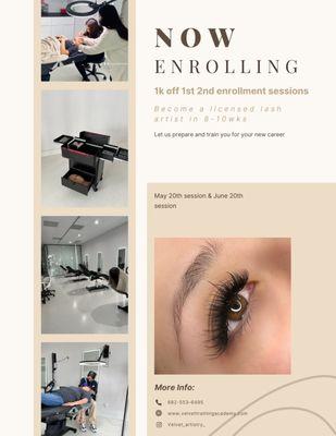 Enrolling now!