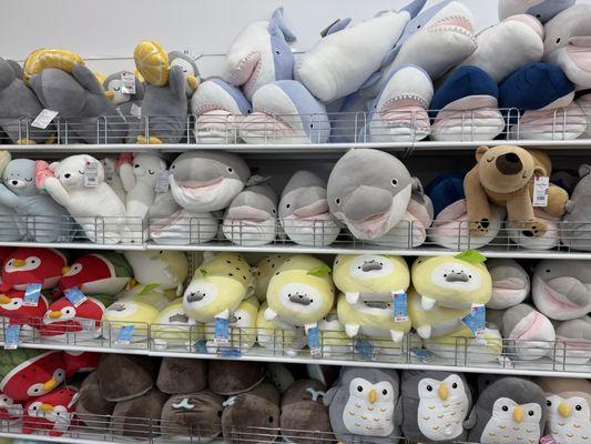 Sea creature stuffies