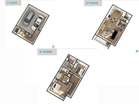 Two Bedroom Layout