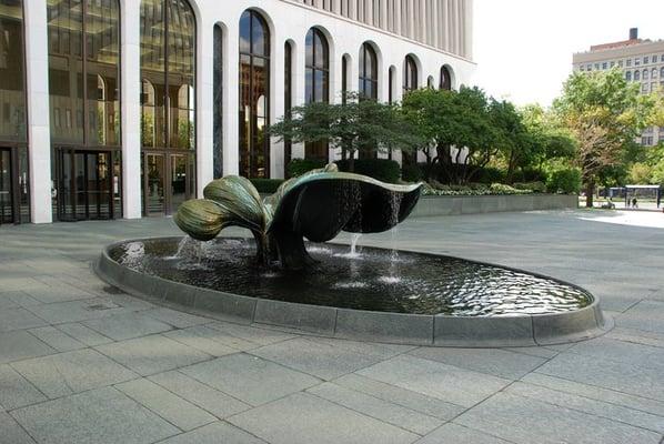 Bronze sculpture by Harry Bertoia; circa 1964; M&T Bank plaza