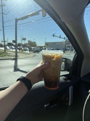 Large Irish cream cold brew