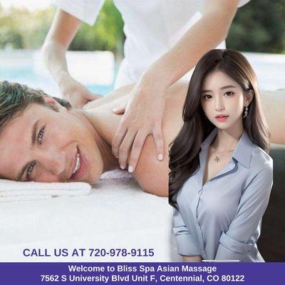 Bliss Spa Asian Massage
 7562 S University Blvd Unit F, Centennial, CO 80122
 Call us at 720-978-9115