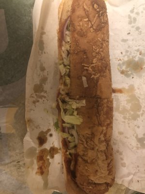 Pizza sub. Gross but Good