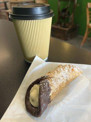 Cappuccino and Cannoli, can't go wrong!