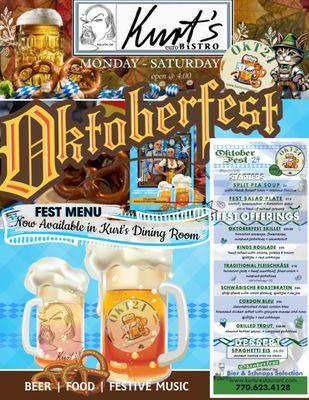 Oktoberfest now going on at your neighborhood bistro