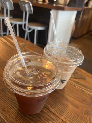 Iced chai and iced Americano...you should be drinking these, too.