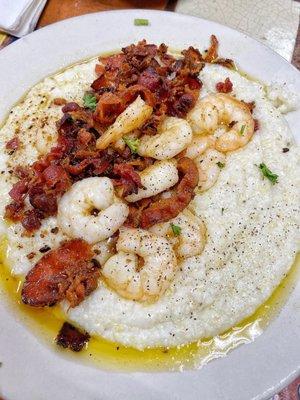 Shrimp and Grits with Bacon