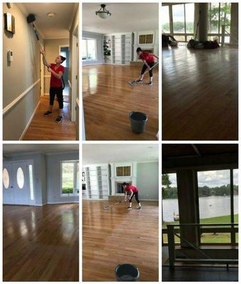 Our Magic House Cleaning crew rocked this weekend by turning this newly renovated dusty house into a beautiful shiny home!