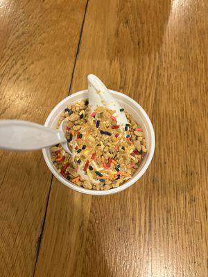 Crunch sundae