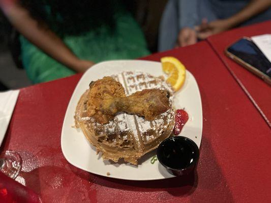 Chicken and waffles