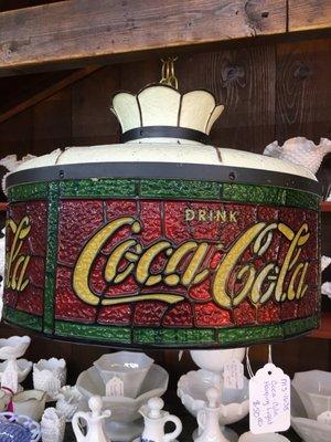 Awesome Coca Cola light fixture