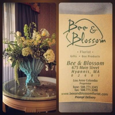 Thank you, Bee and Blossom, for adding such a beautiful touch to our seascape-themed hospitality suite!