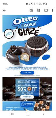 It's HERE !   ~ Oreo Cookie Glaze Baby !  4/5/2021