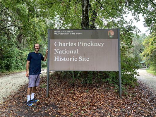 Charles Pinckney Site is located along "Plantation Row" just outside downtown Charleston.