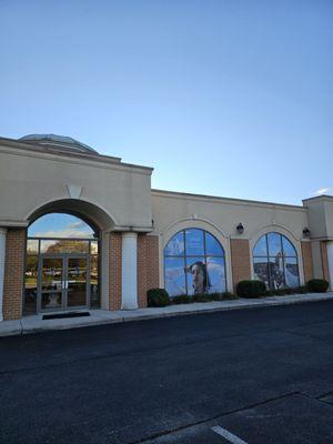 The outside building design where the Optometry Center is located.