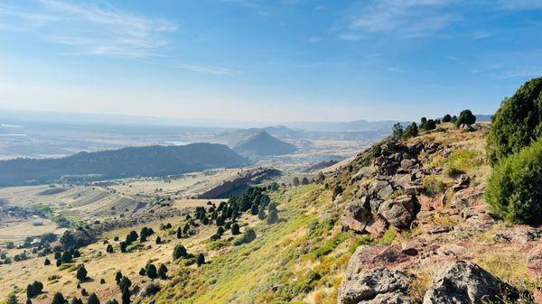 Early fall looking south across the uplift