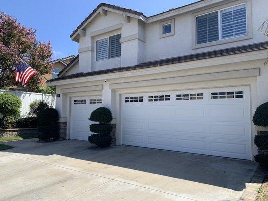 New garage doors