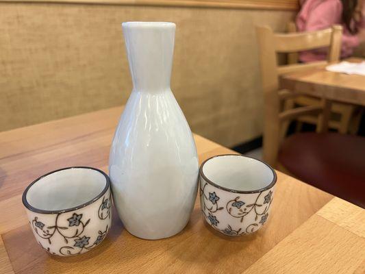 Warm sake.