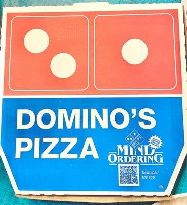 Retro 80's pizza box