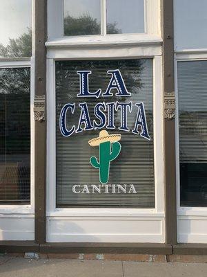 Outside La Casita Cantina