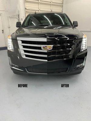 Front end black out Cadillac Escalade