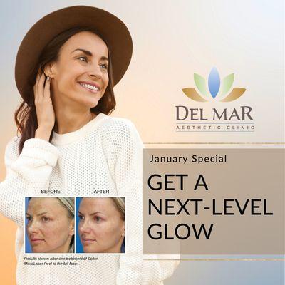 Glowing, radiant skin with our Microlaser Peel skin rejuvenation treatment. Treat brown spots, wrinkles, texture and tone.