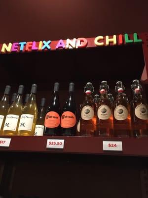 Netflix and chill wine