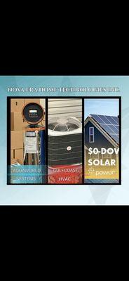 HVAC/Water purification systems/Solar systems