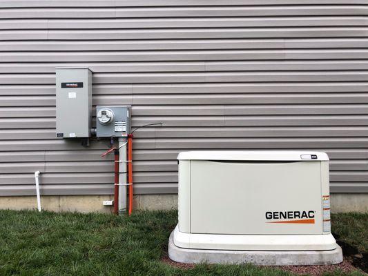 Generac generator installation