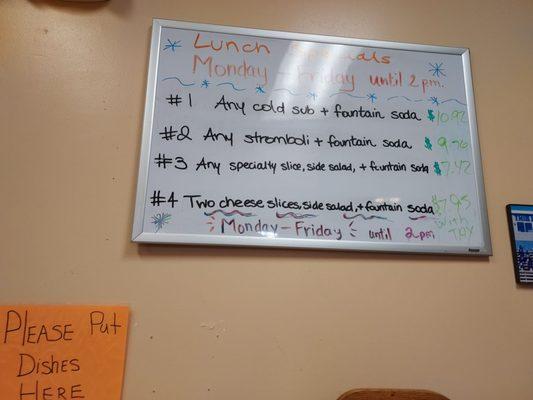 Lunch Specials