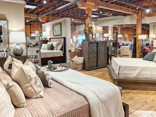 Bedroom furniture showroom