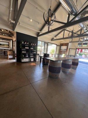 Inside tasting room