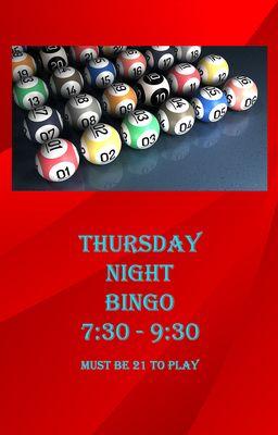 Free Thursday Night Bingo