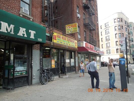 Walking towards King House on St. Nicholas Avenue between West 162nd to West 163rd Street in da Heights.