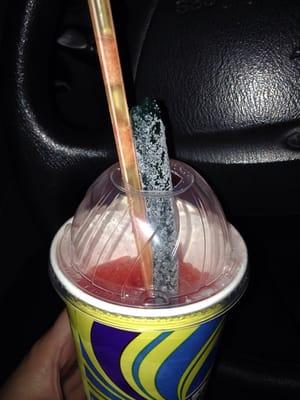 Get a candy straw with yo Slurpee