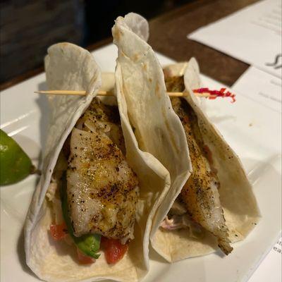 Blackened fish tacos