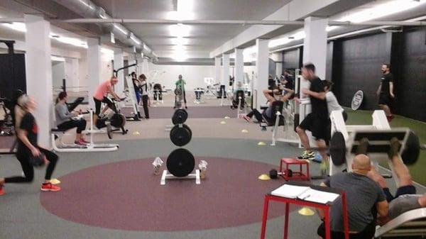 The Iron Circuit group fitness class.