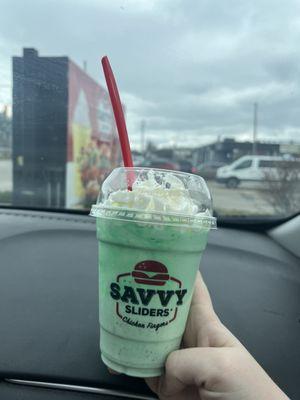 mint milkshake