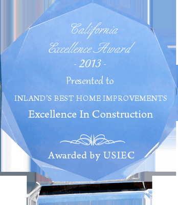 Its always nice to be recognized for our "Excellence in Construction" for 2013. Thank you!!