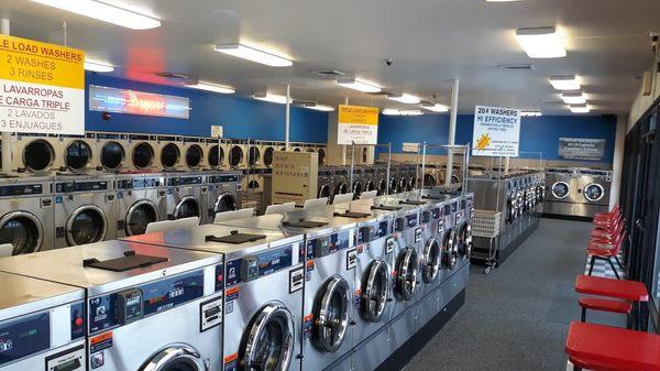 Over 40 Front Loading washers from 20 lbs up to 60 lbs! Fabulous for families and household laundry