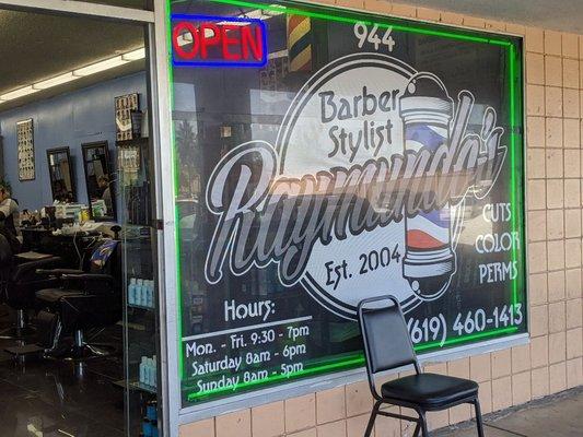 Raymundo's Barber Stylist, now under new management!