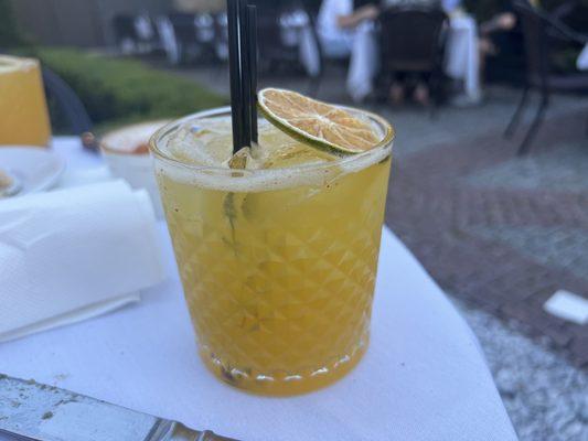 Spicy pineapple margarita