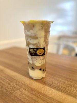 D5 boba milk tea w/ puff cream