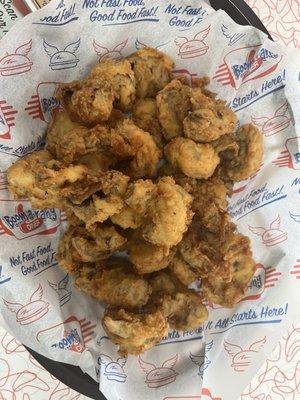 Fried mushrooms