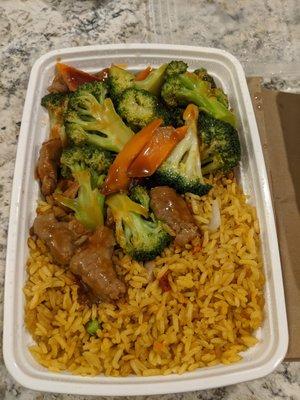 Beef and Broccoli Combo